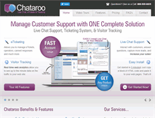 Tablet Screenshot of chataroo.com